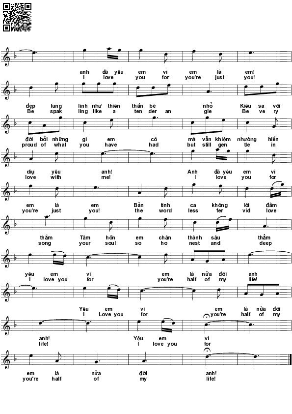 Page 2 of Sheet music PDF Tình ca không lời - Phạm Vinh Quang