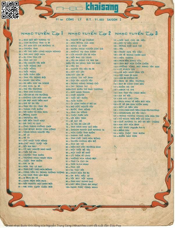 Page 4 of Sheet music PDF Bước tình hồng - Nguyễn Trung Cang