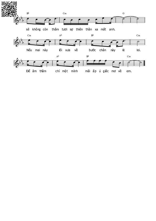 Page 2 of Sheet music PDF Tình đơn phương 2 (只因你伤心 - Đau thương chỉ vì em) - Nhạc Hoa