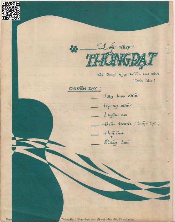 Page 4 of Sheet music PDF Tình em biển rộng sông dài - Thông Đạt