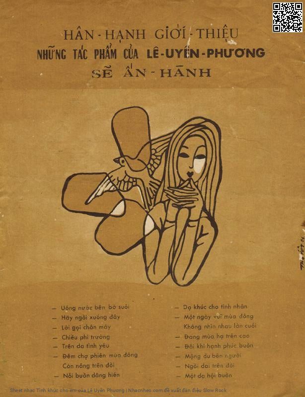 Page 4 of Sheet music PDF Tình khúc cho em - Lê Uyên Phương