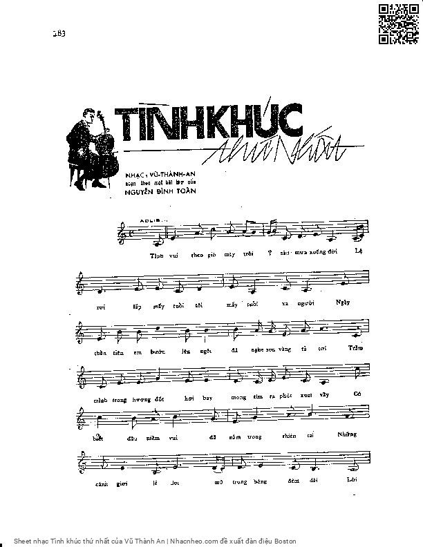 Page 5 of Sheet music PDF Tình khúc thứ nhất - Vũ Thành An