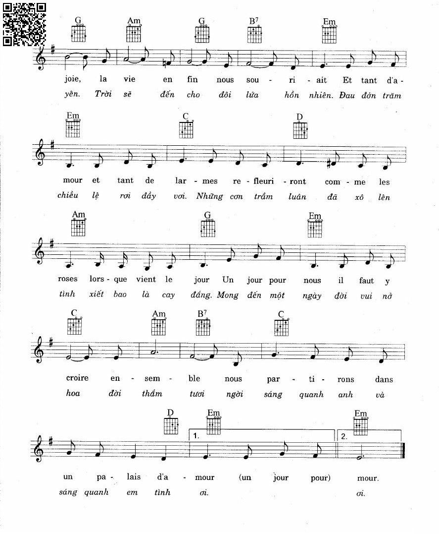 Page 2 of Sheet music PDF Tình sử Romeo & Juliet (A time for us) - Nino Rota