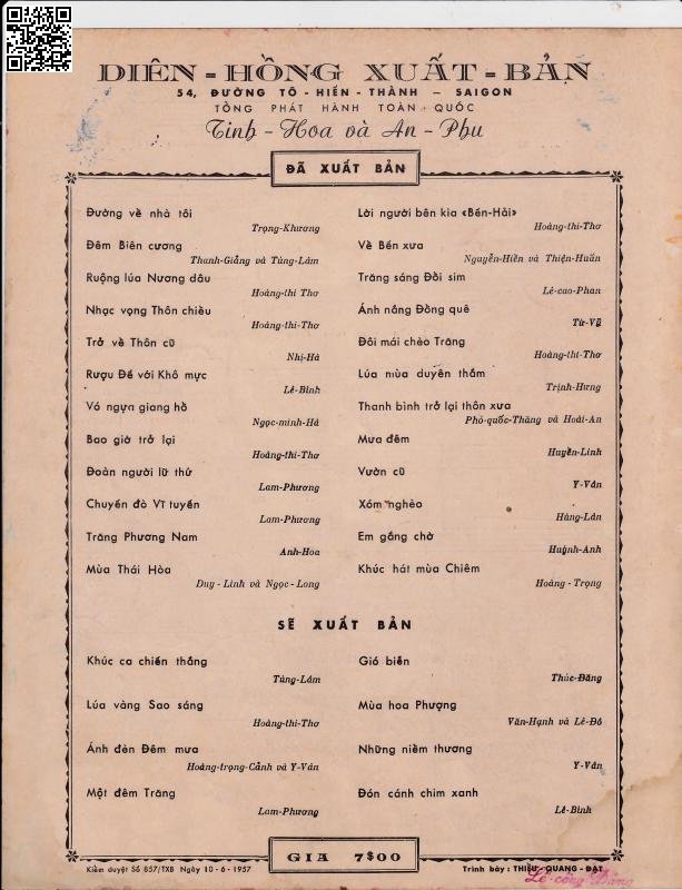Page 4 of Sheet music PDF Tình thương mái lá - Trúc Phương