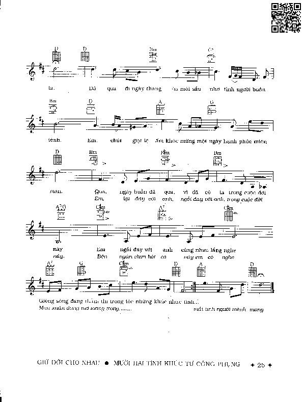 Page 2 of Sheet music PDF Tình tự mùa xuân - Từ Công Phụng