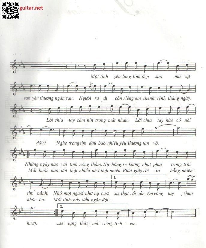 Page 2 of Sheet music PDF Tình yêu lung linh - Hoài An (trẻ)