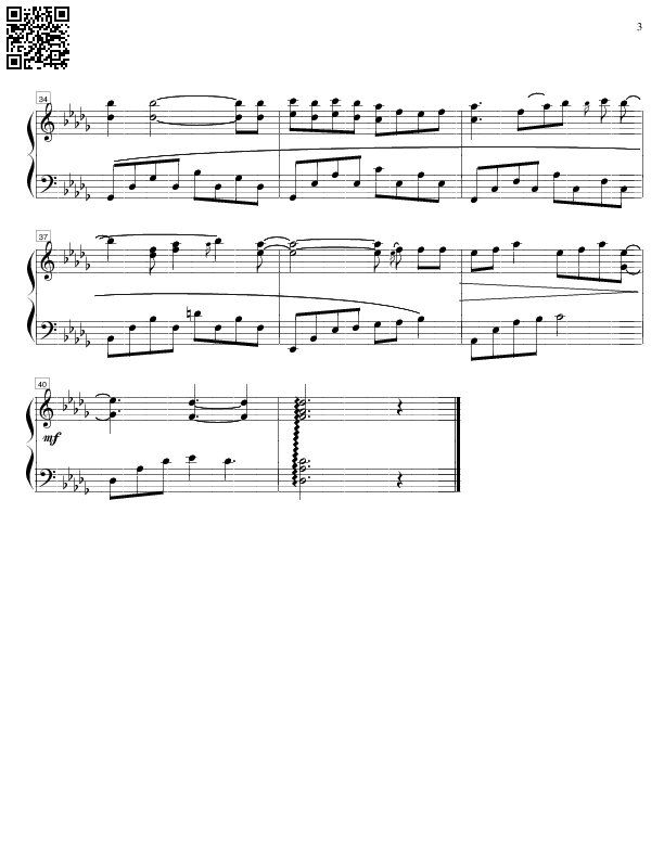 Page 3 of Sheet music PDF Tình yêu màu nắng - Phạm Thanh Hà