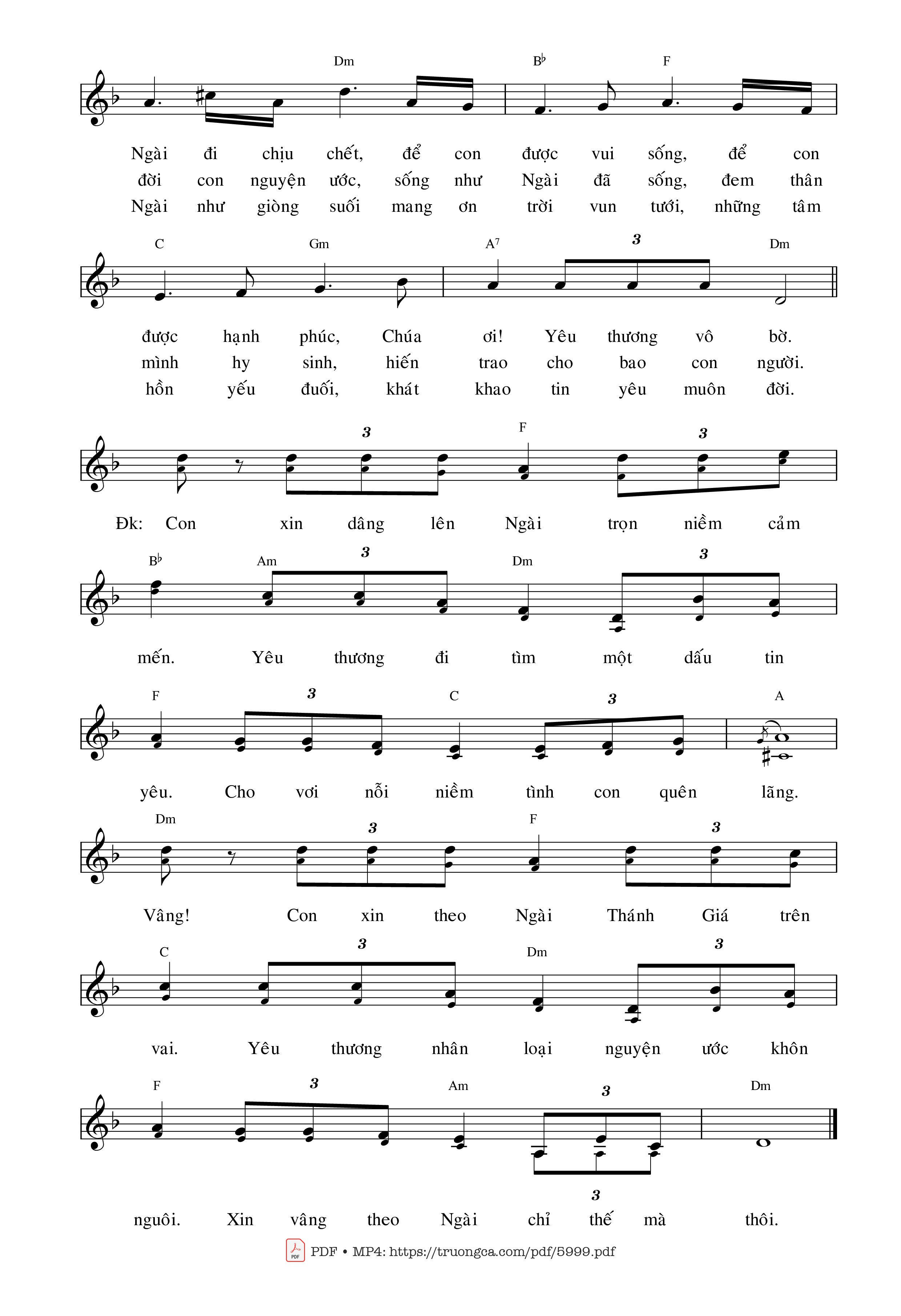 Page 2 of Sheet music PDF Tình yêu thánh giá - Lm. Nguyễn Duy
