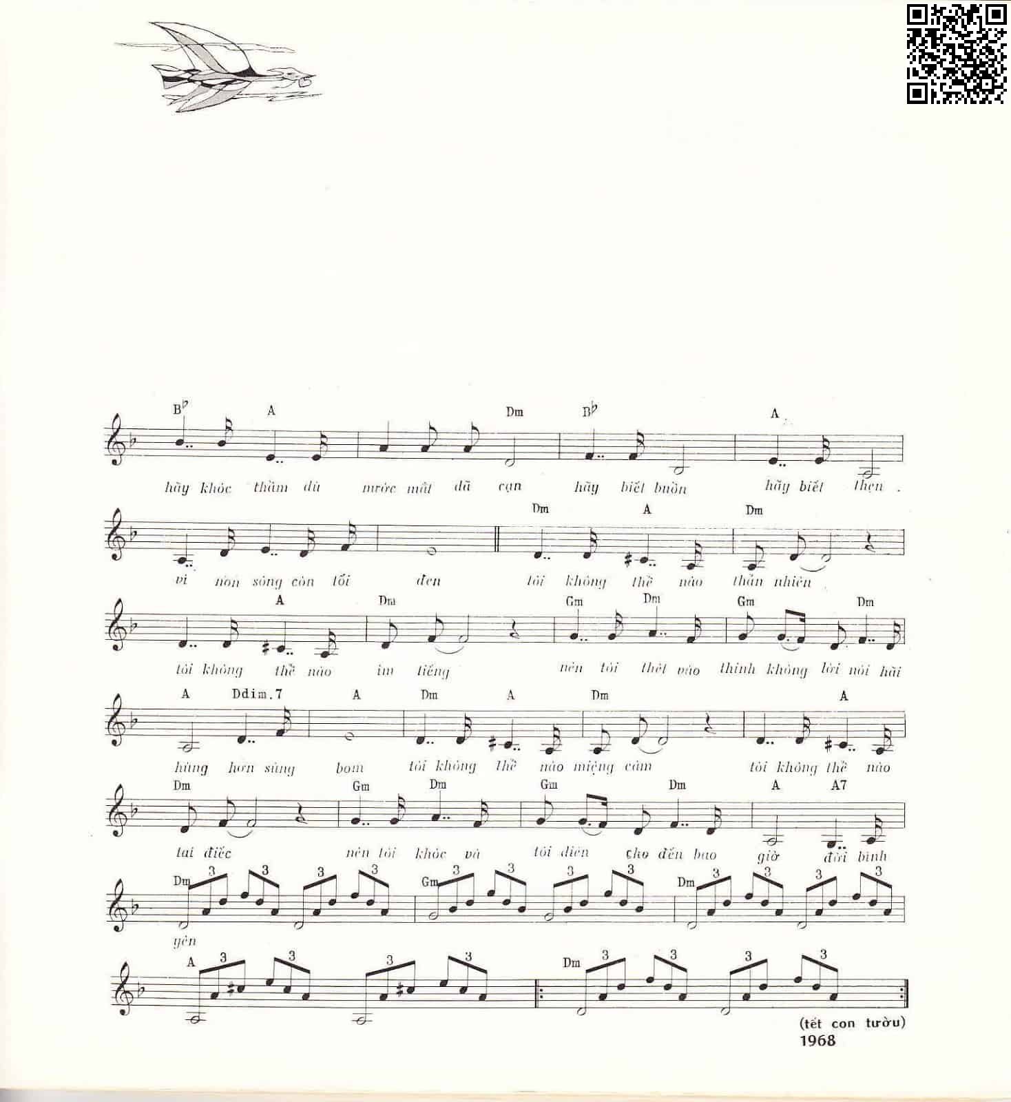 Page 2 of Sheet music PDF Tôi không phải là gỗ đá - Phạm Duy