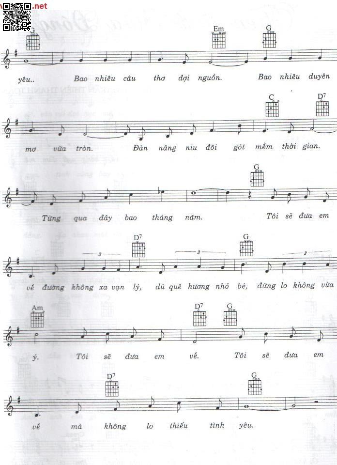 Page 2 of Sheet music PDF Tôi sẽ đưa em về - Y Vân