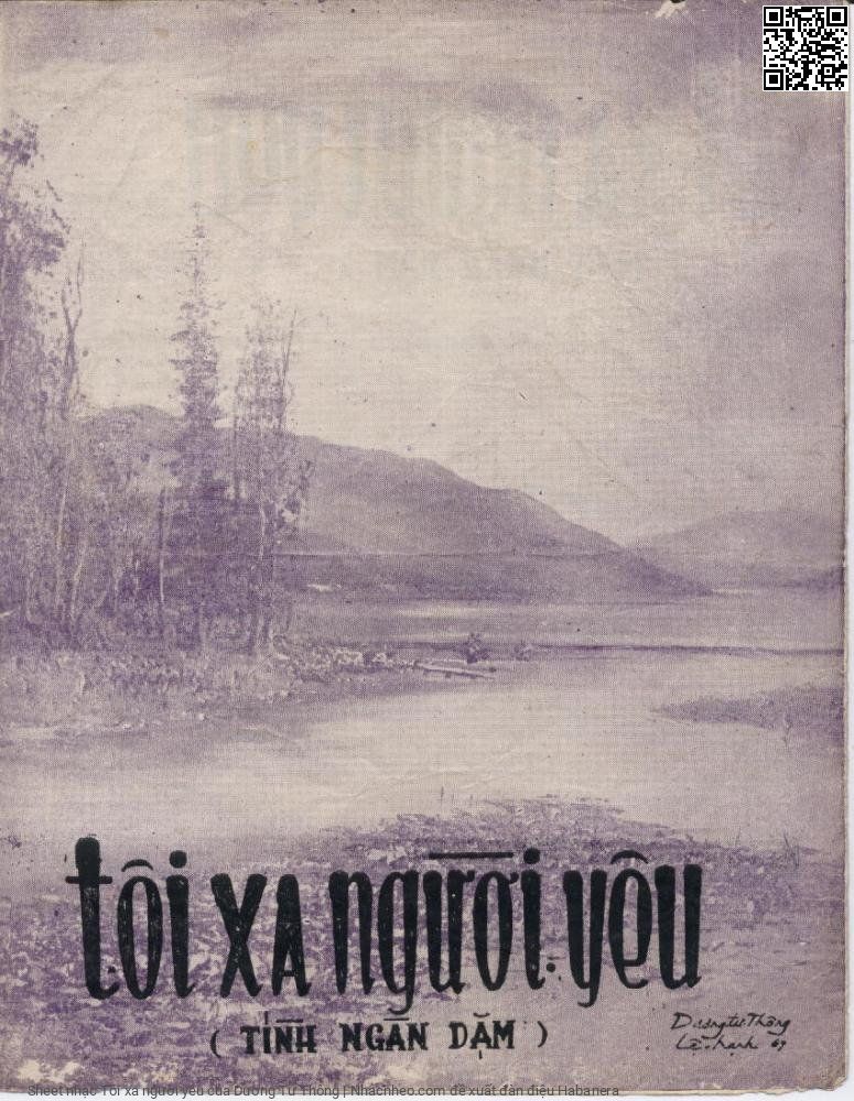 Sheet PDF of Tôi xa người yêu