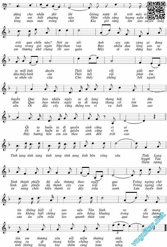 Page 4 of Sheet music PDF Trầu cau - Phan Huỳnh Điểu