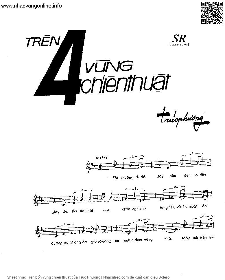 Page 2 of Sheet music PDF Trên bốn vùng chiến thuật - Trúc Phương