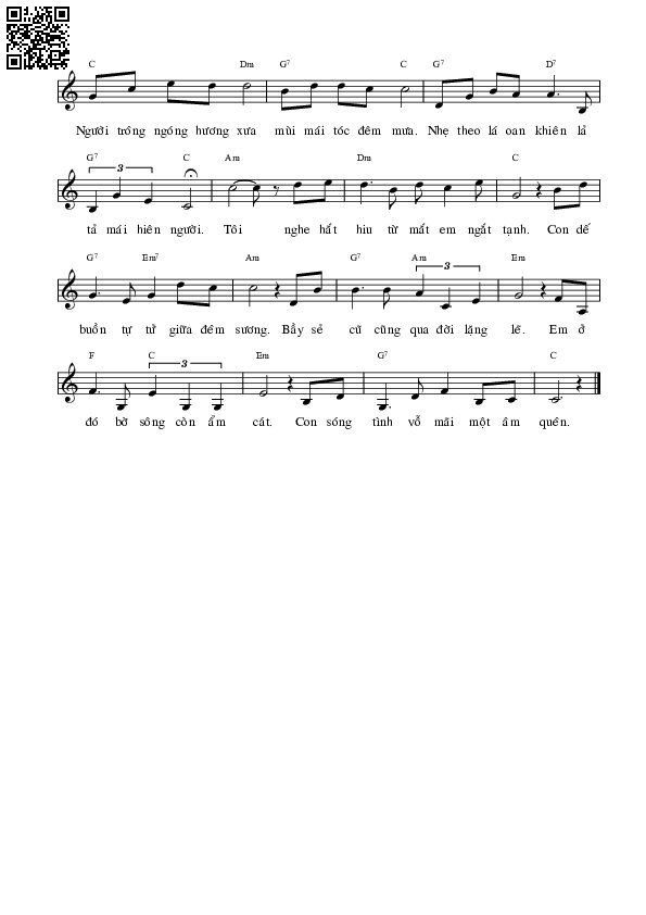 Page 6 of Sheet music PDF Trên ngọn tình sầu - Từ Công Phụng