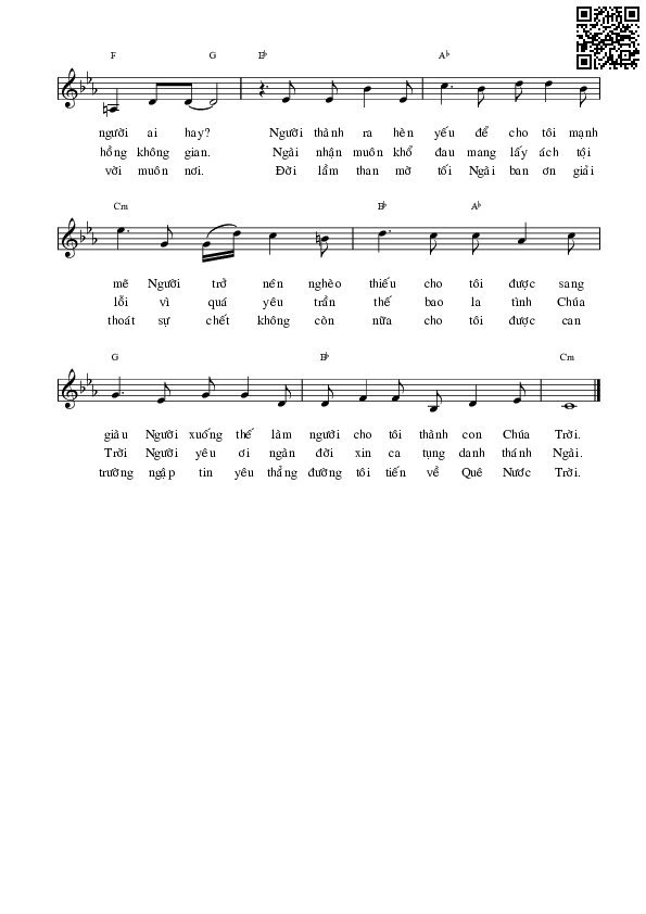 Page 2 of Sheet music PDF Trọn tình hiến dâng - Lm. Nguyên Hòa
