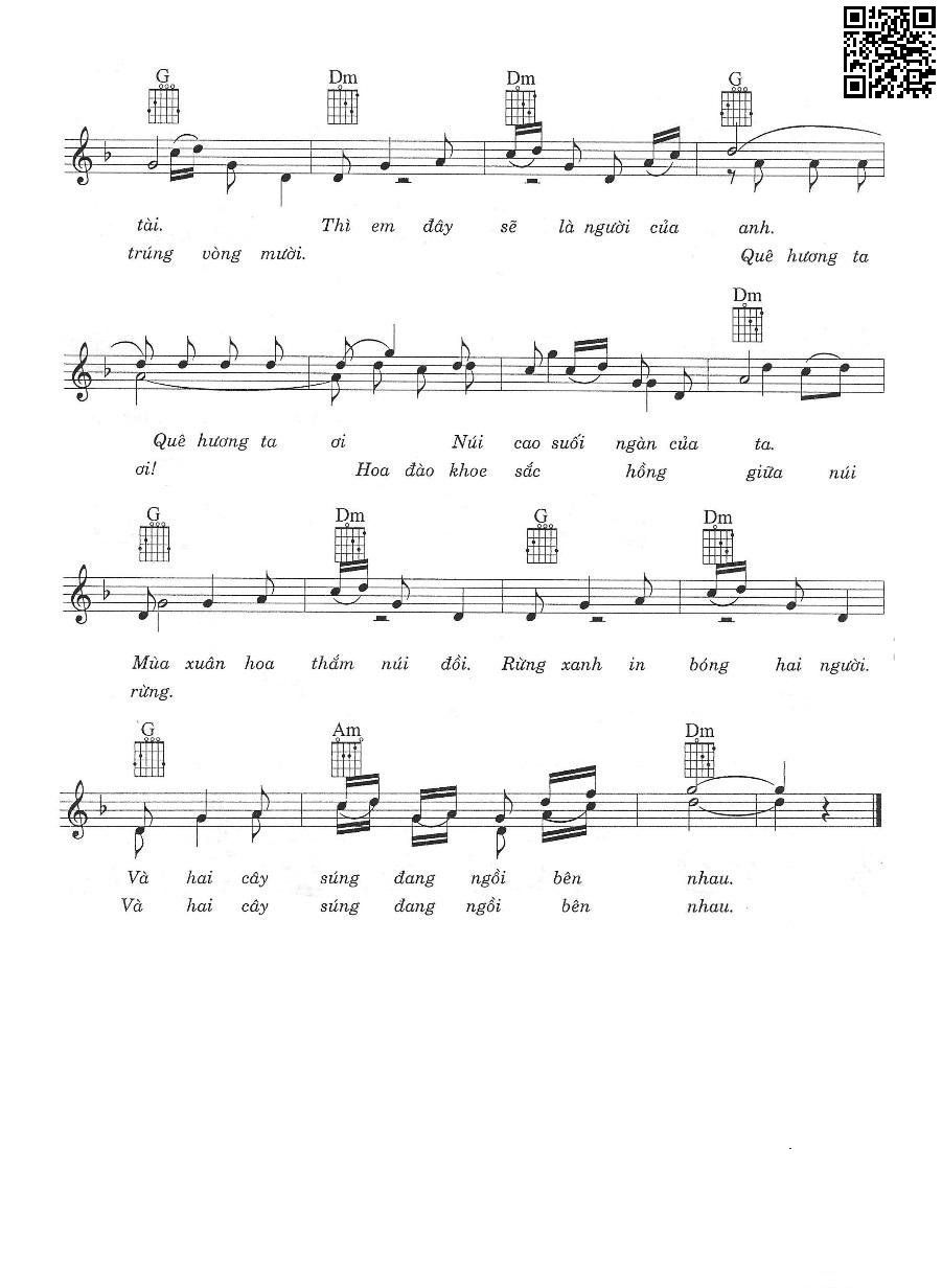 Page 3 of Sheet music PDF Trước ngày hội bắn - Trịnh Quý