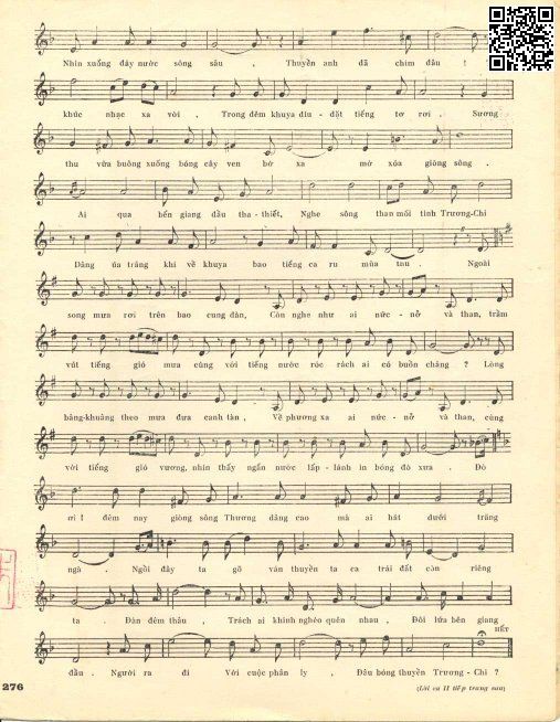 Page 3 of Sheet music PDF Trương Chi - Văn Cao