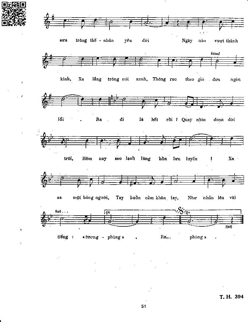 Page 4 of Sheet music PDF Từ giã kinh thành - Châu Kỳ