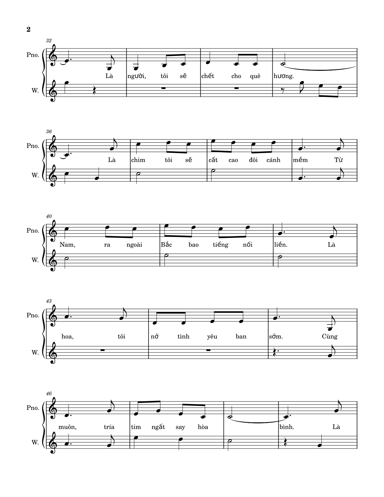 Nếu là chim tôi sẽ là loài bồ câu trắng, Trang 3