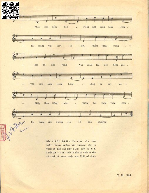 Page 3 of Sheet music PDF Túi đàn - Canh Thân