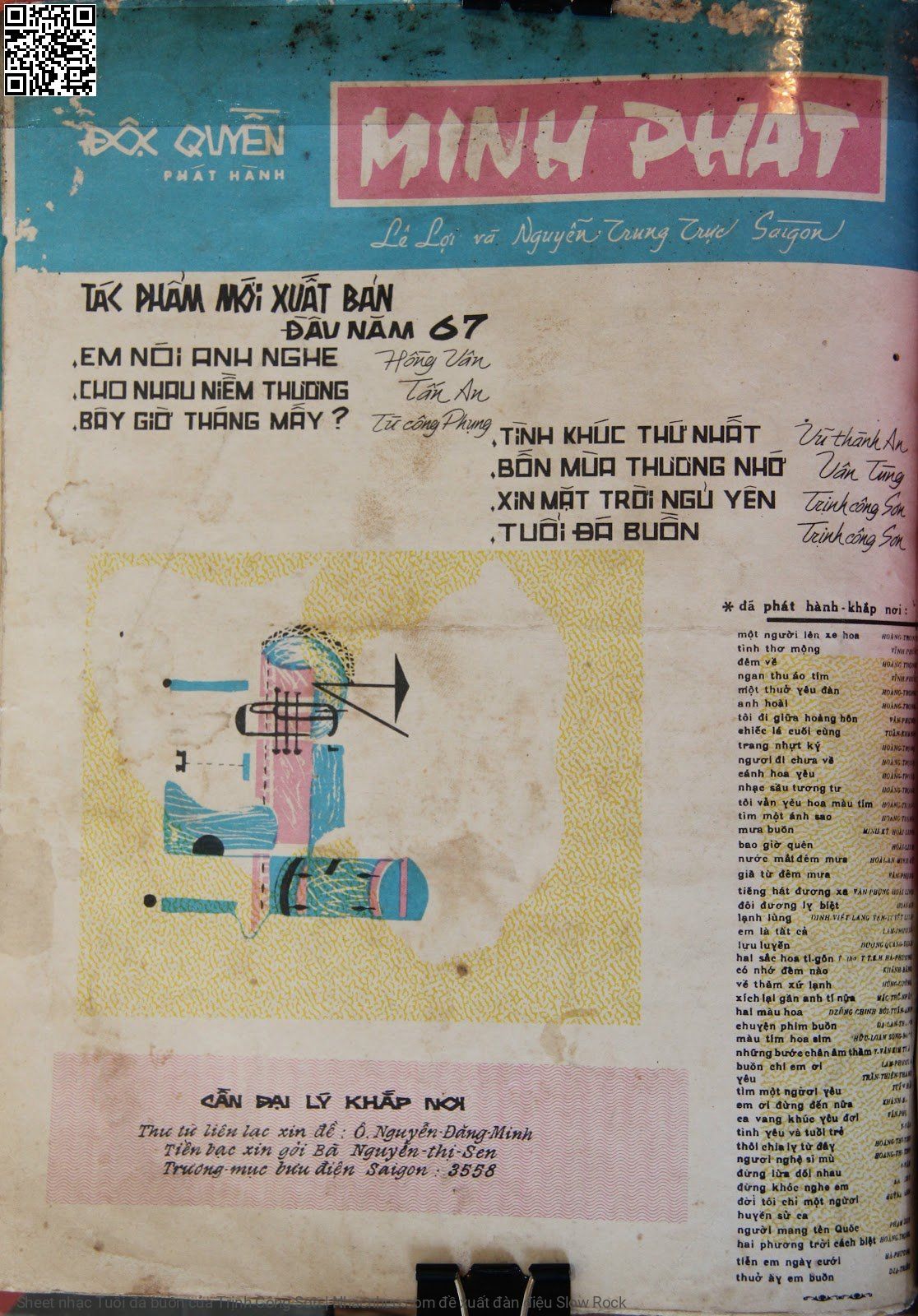 Page 4 of Sheet music PDF Tuổi đá buồn - Trịnh Công Sơn