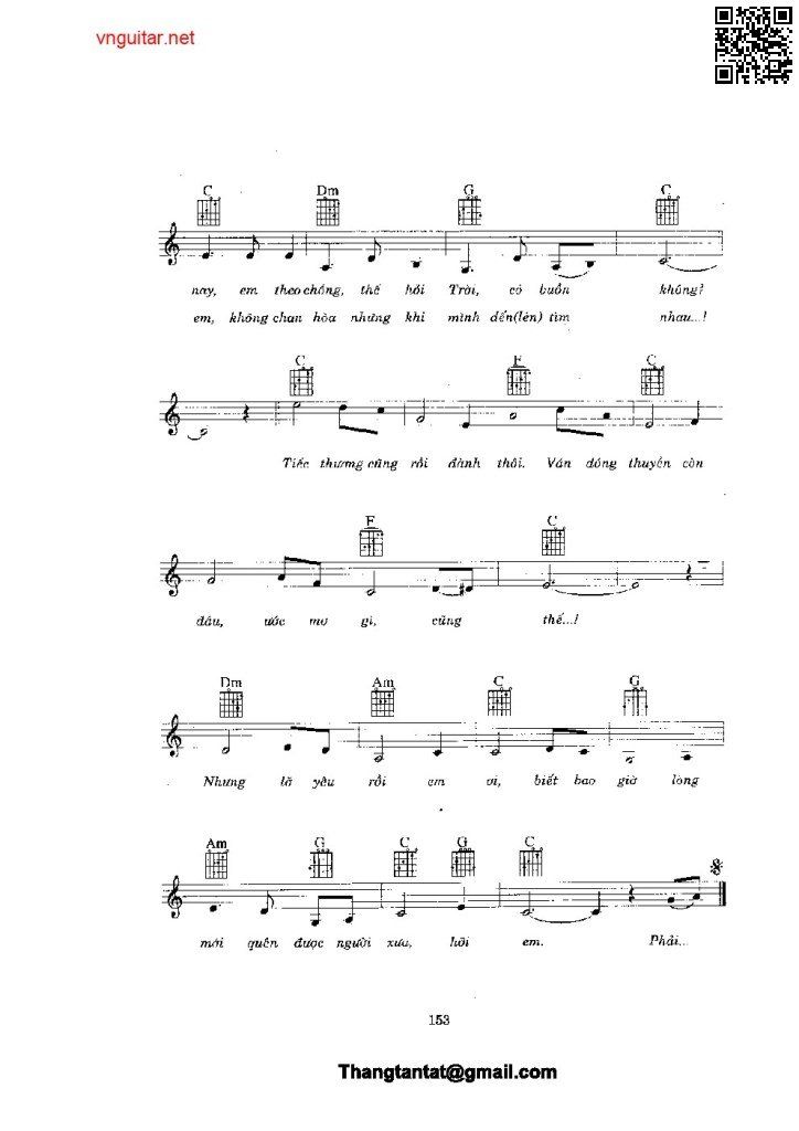 Page 2 of Sheet music PDF Tương tư 4 - Mặc Thế Nhân