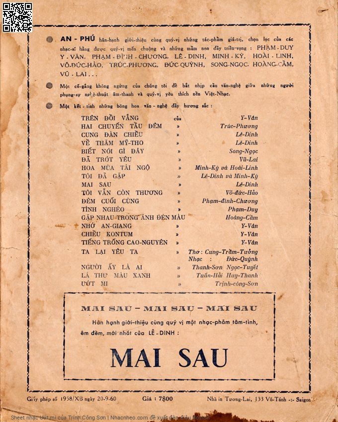 Page 4 of Sheet music PDF Ướt mi - Trịnh Công Sơn