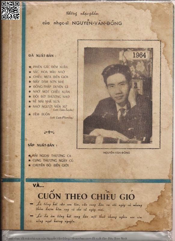 Page 4 of Sheet music PDF Về mái nhà xưa - Nguyễn Văn Đông