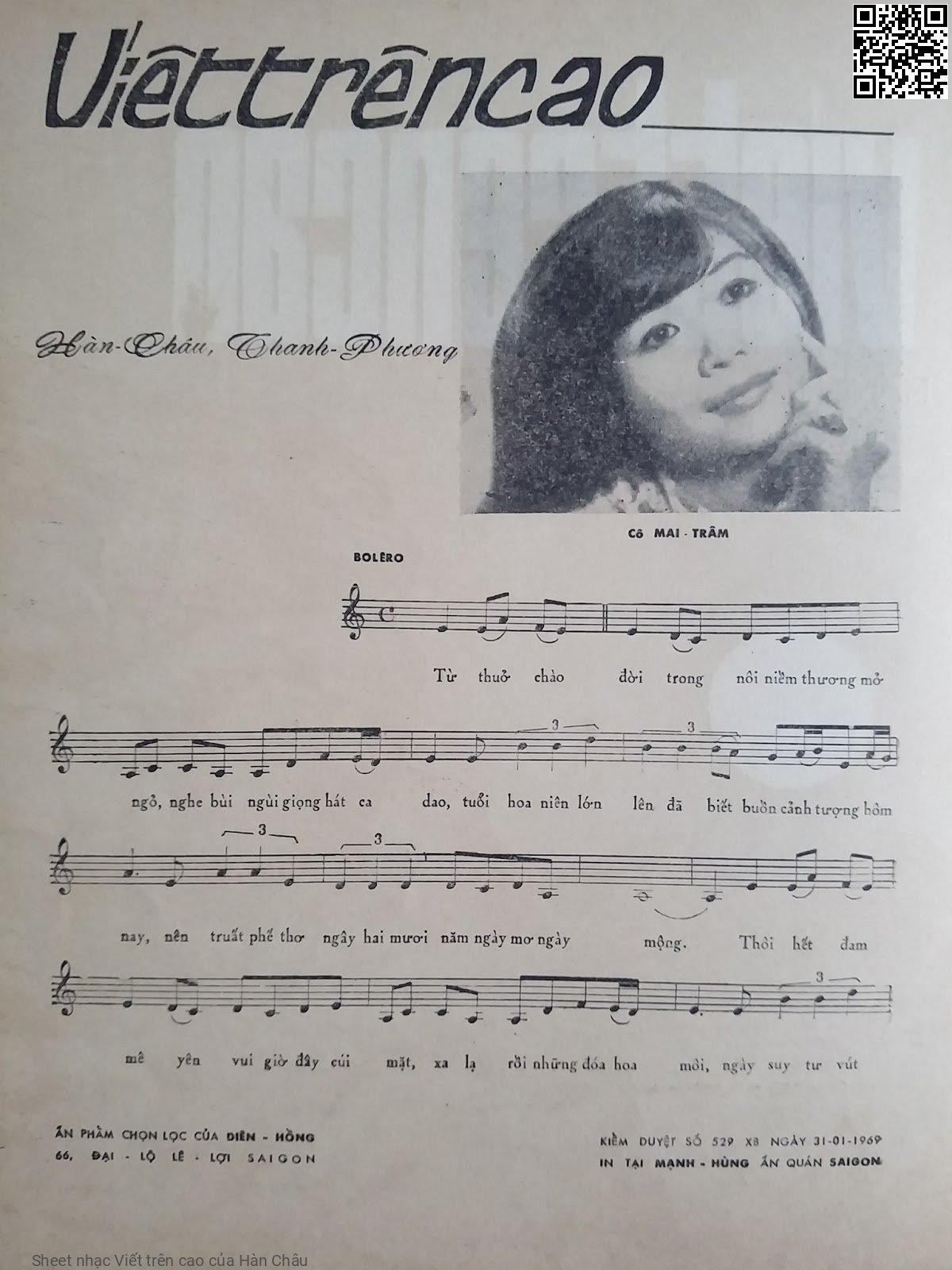 Page 2 of Sheet music PDF Viết trên cao - Hàn Châu
