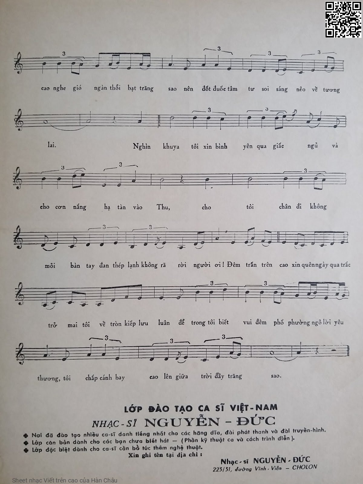 Page 3 of Sheet music PDF Viết trên cao - Hàn Châu
