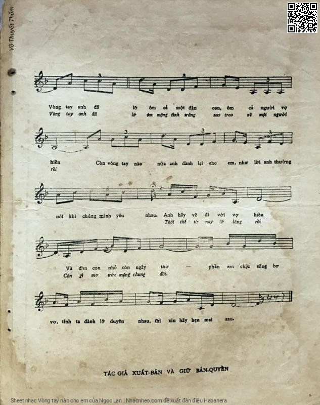 Page 3 of Sheet music PDF Vòng tay nào cho em - Ngọc Lan