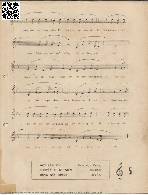 Page 3 of Sheet music PDF Vùng trời sỏi đá - Anh Việt Thu
