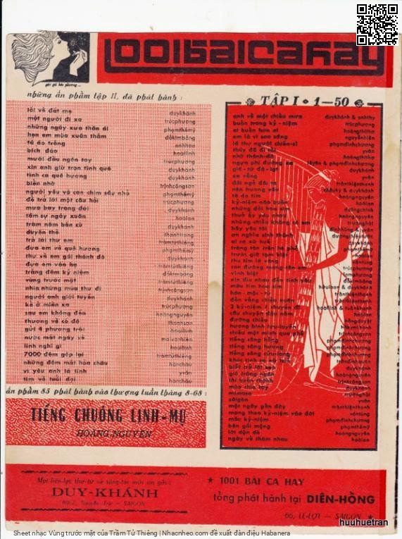 Page 4 of Sheet music PDF Vùng trước mặt - Trầm Tử Thiêng