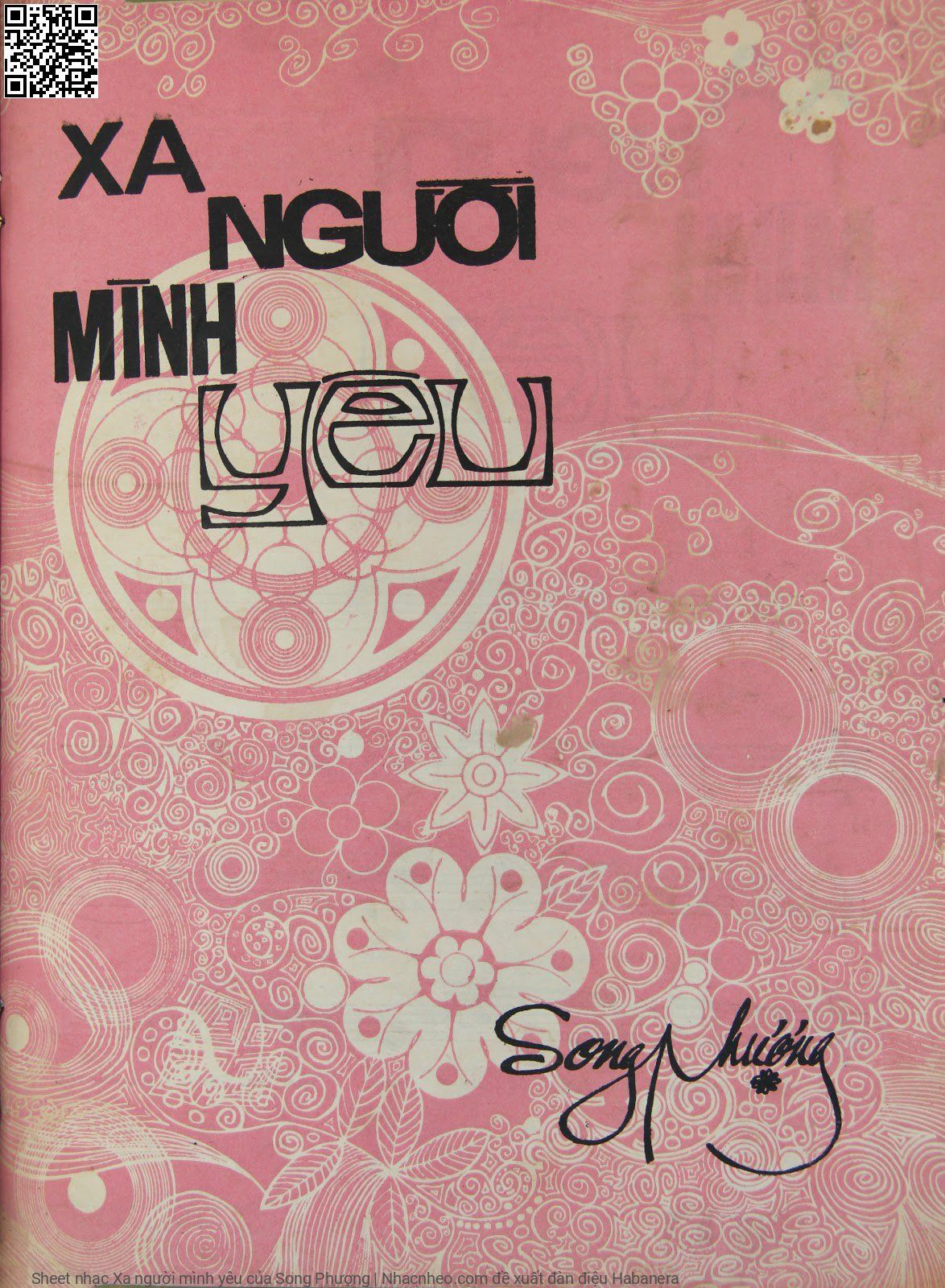 Page 1 of Sheet music PDF Xa người mình yêu - Song Phượng