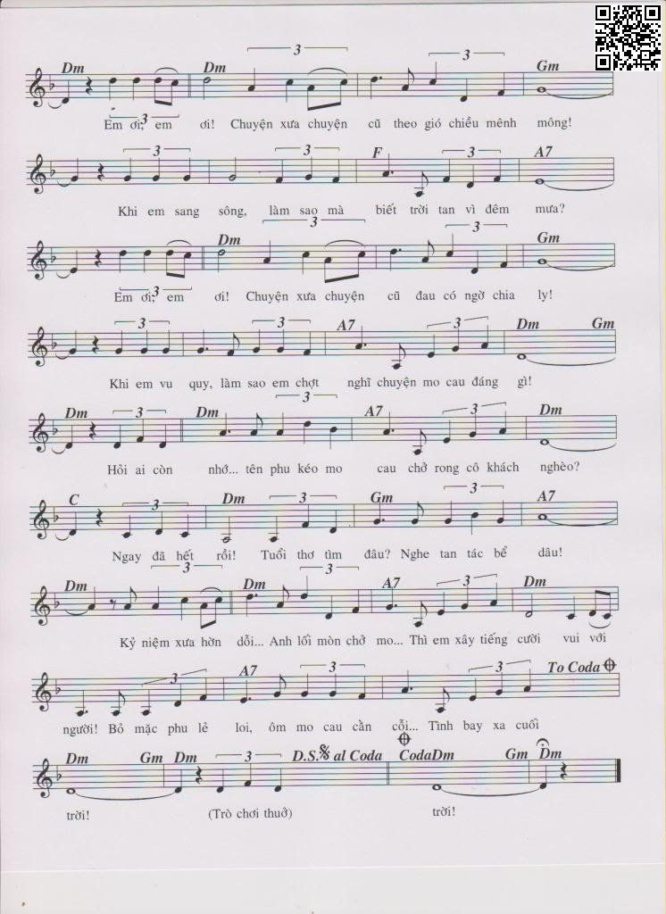 Page 2 of Sheet music PDF Xe mo ngày cũ - Trường Giang Thủy