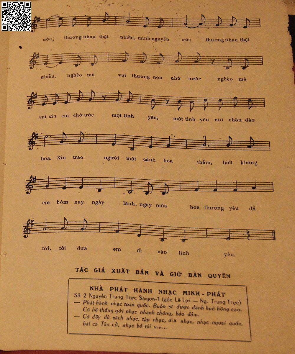 Page 2 of Sheet music PDF Xin cho tôi giấc mộng bình yên - Thông Đạt