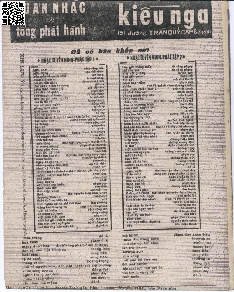 Page 4 of Sheet music PDF Xin còn gọi tên nhau - Trường Sa