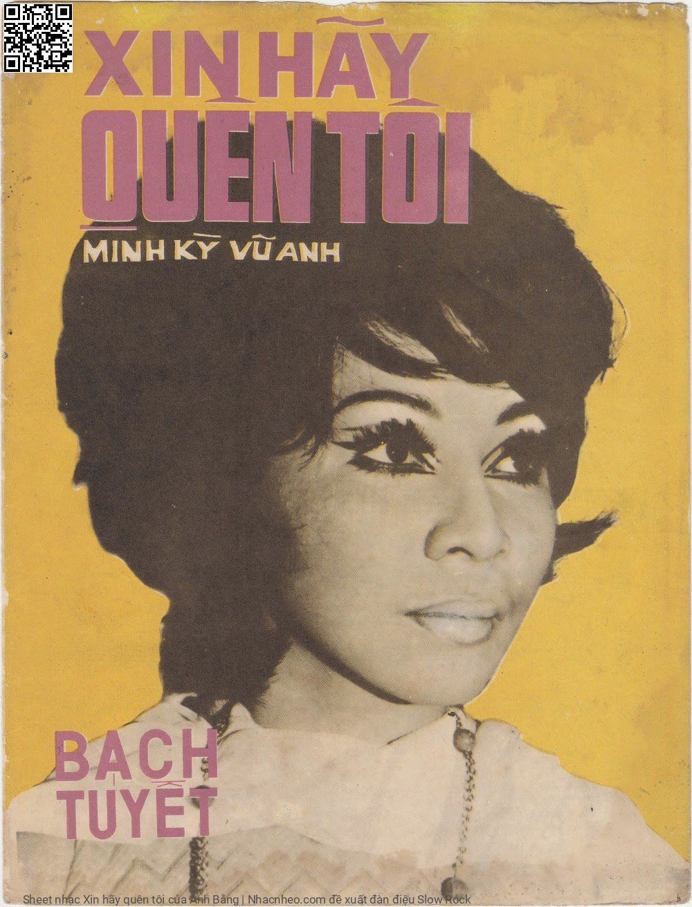 Sheet PDF of Xin hãy quên tôi