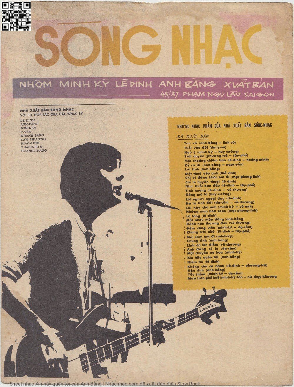 Page 4 of Sheet music PDF Xin hãy quên tôi - Anh Bằng