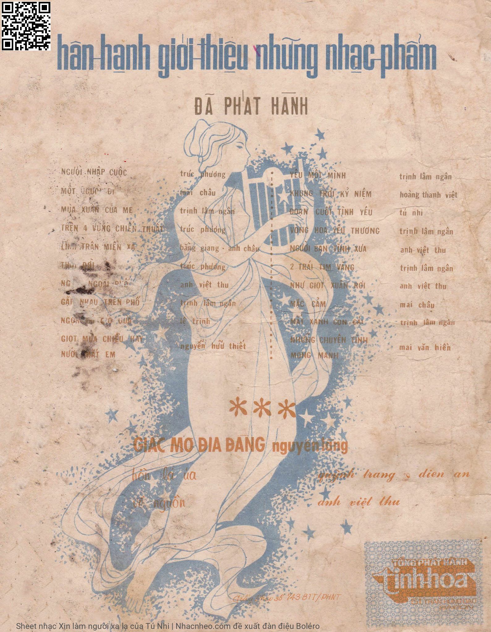 Page 4 of Sheet music PDF Xin làm người xa lạ - Tú Nhi
