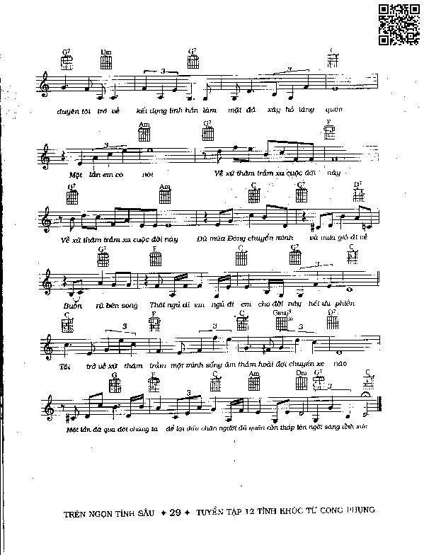 Page 2 of Sheet music PDF Xứ thâm trầm - Từ Công Phụng