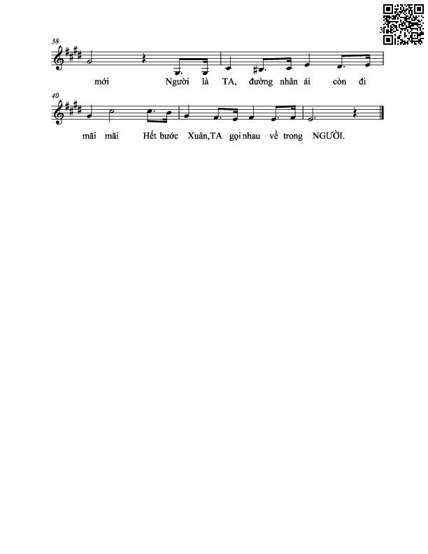 Page 3 of Sheet music PDF Xuân hành - Phạm Duy
