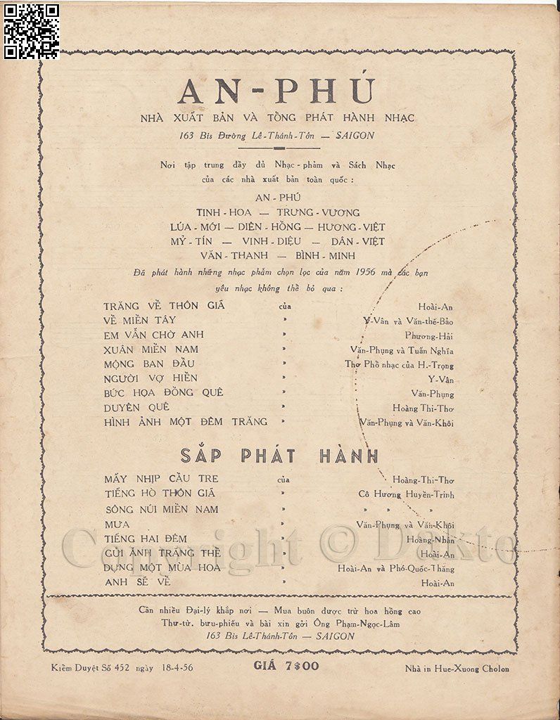 Page 4 of Sheet music PDF Xuân Miền Nam - Văn Phụng
