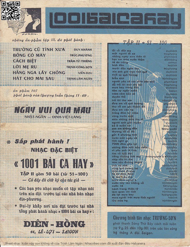 Page 4 of Sheet music PDF Xuân này con không về - Trịnh Lâm Ngân