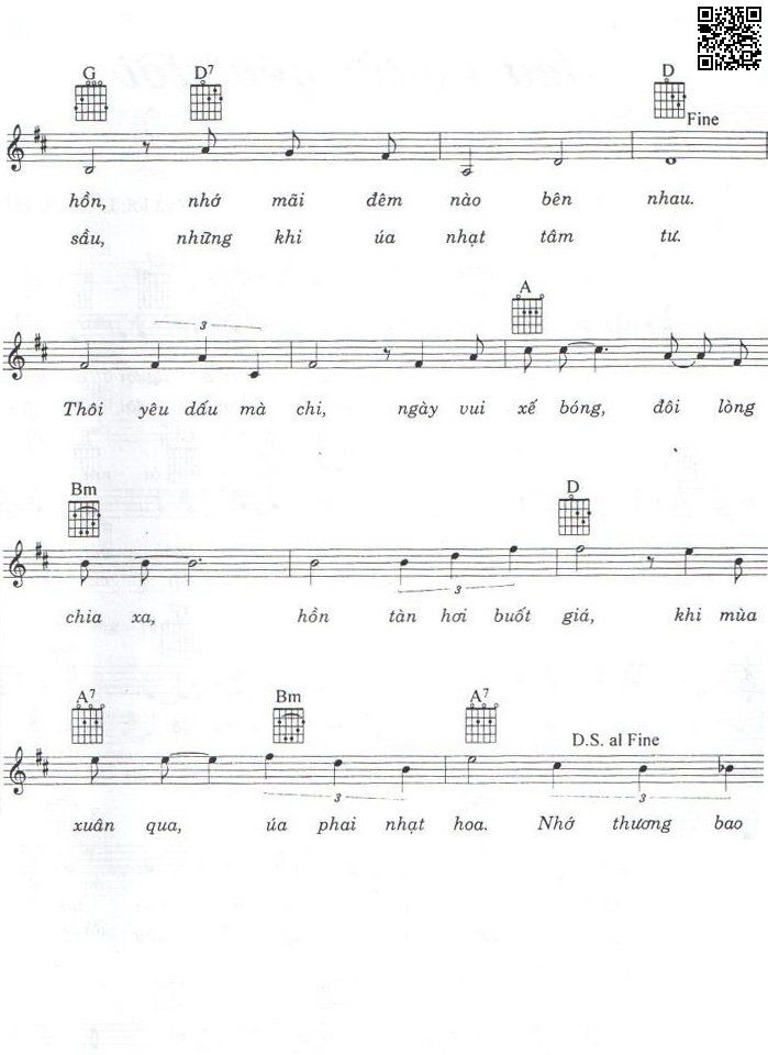 Page 2 of Sheet music PDF Yêu - Văn Phụng