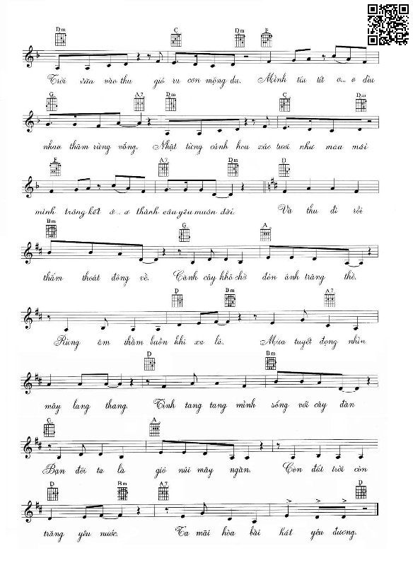 Page 2 of Sheet music PDF Yêu nhau bốn mùa - Lam Phương