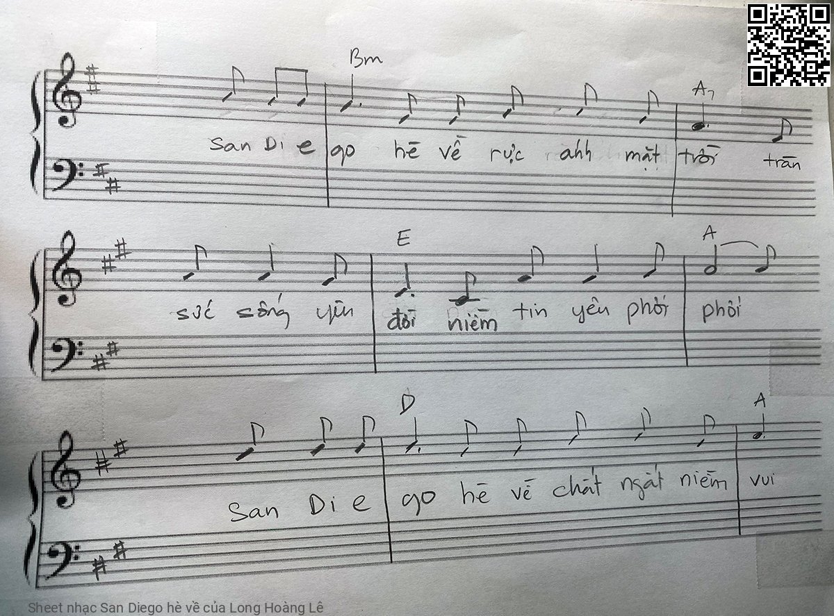 Page 5 of Sheet music PDF San Diego hè về - Long Hoàng Lê
