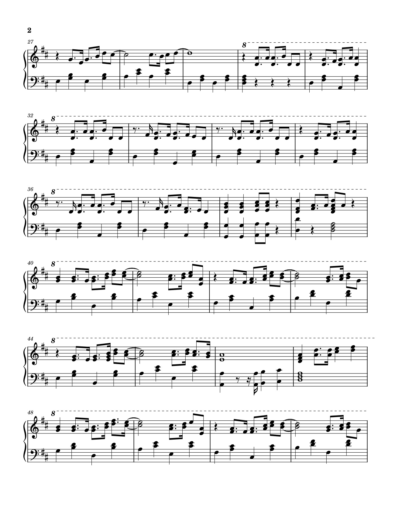Page 4 of Sheet music PDF Năm qua đã làm gì - Bùi Công Nam