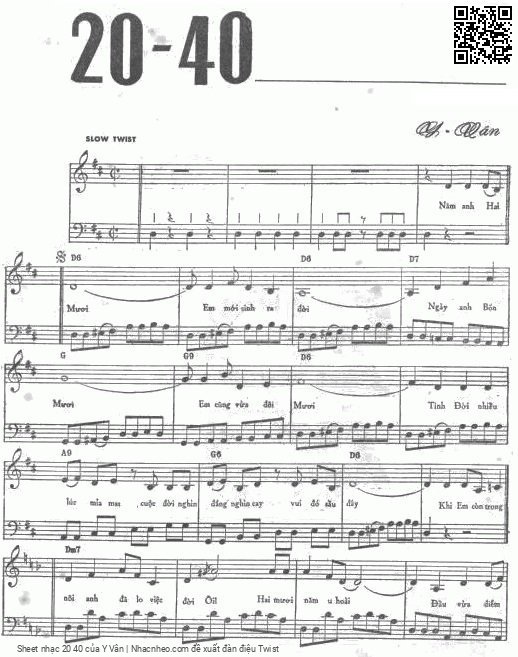 Sheet PDF of 20 40 - Y Vân