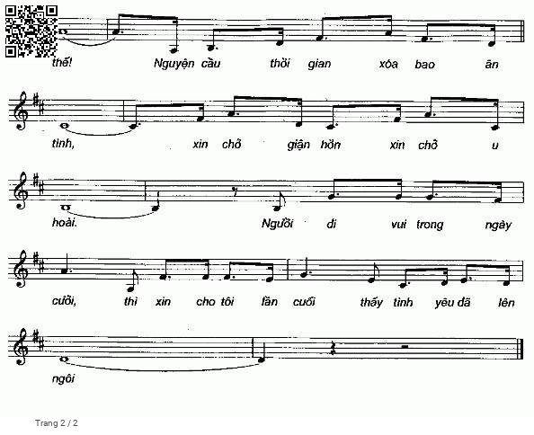 Page 2 of Sheet music PDF Tình Yêu Đã Mất 		 - Phạm Mạnh Cương